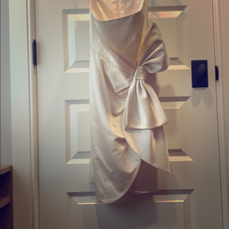 Milly Ivory Silk Dress